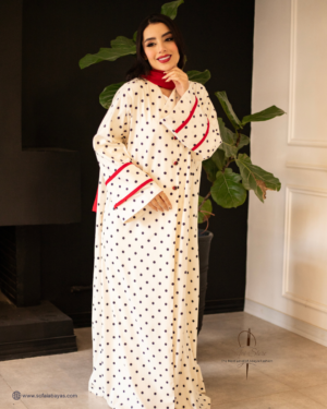 Polka charm Abaya
