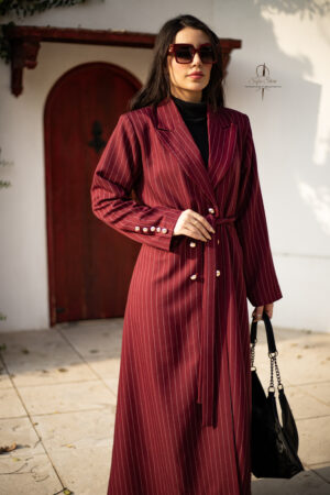 Burgundy Executive Abaya
