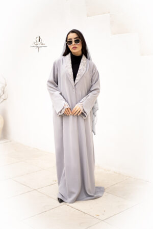 Luminara Grey Abaya